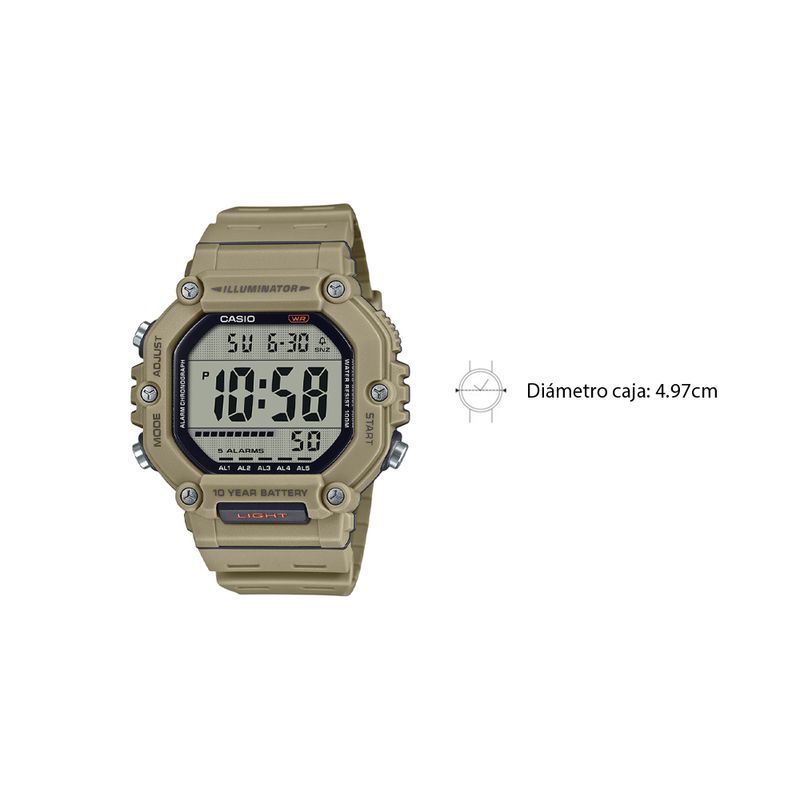 104895584-Reloj-Casio-digital-de-resina-color-cafe-para-hombre