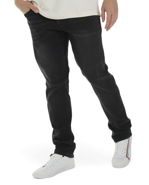 Jeans Orange slim fit negro denim para hombre