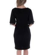 104795133-Vestido-Connected-Apparel-formal-negro-manga-3-4-para-mujer