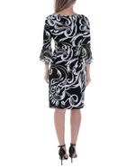 104795155-Vestido-Connected-Apparel-formal-estampado-manga-3-4-para-mujer