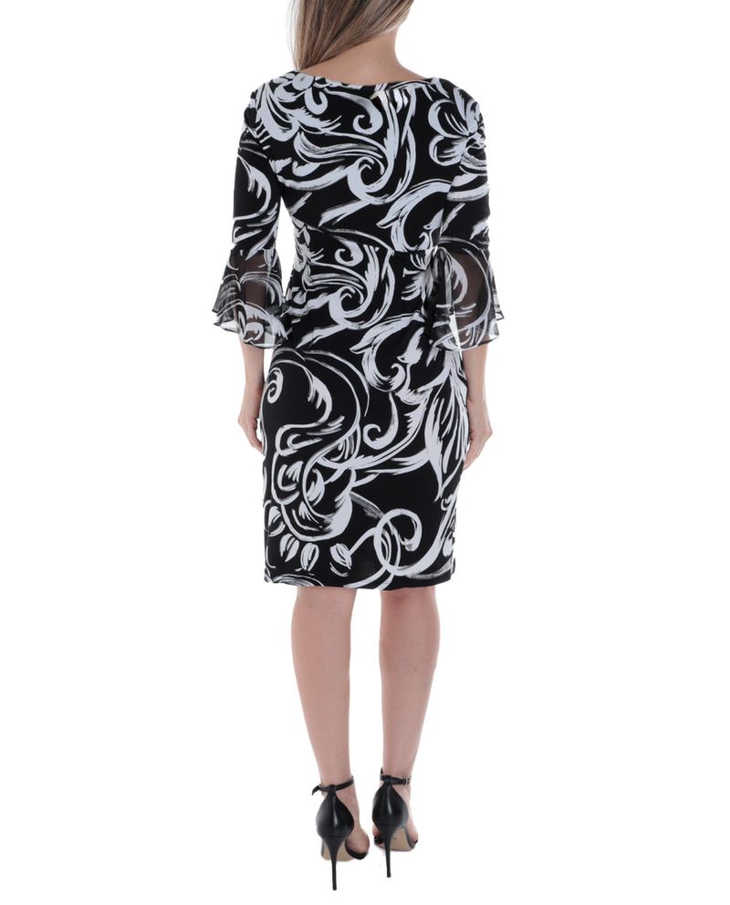 104795155-Vestido-Connected-Apparel-formal-estampado-manga-3-4-para-mujer