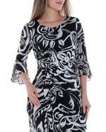 104795155-Vestido-Connected-Apparel-formal-estampado-manga-3-4-para-mujer