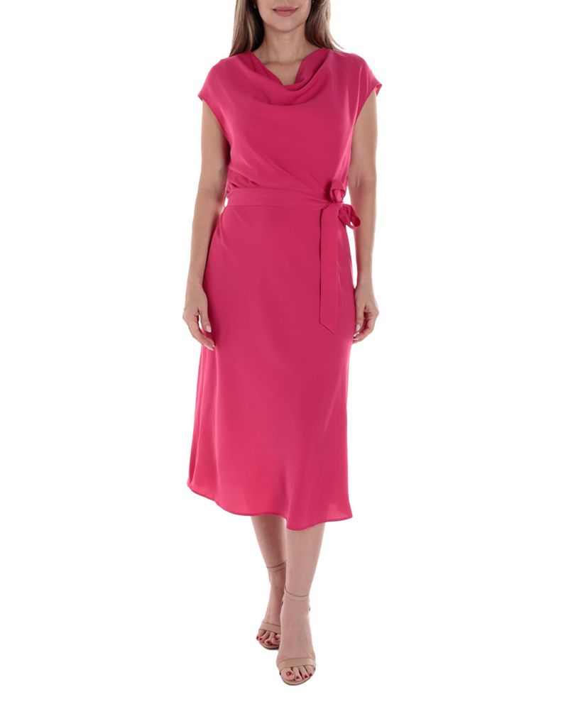 104861232-Vestido-DKNY-midi-rosado-manga-corta-para-mujer