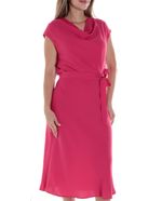 104861232-Vestido-DKNY-midi-rosado-manga-corta-para-mujer
