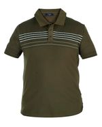 104831095-Camisa-polo-Gents-verde-olivo-rayada-para-hombre