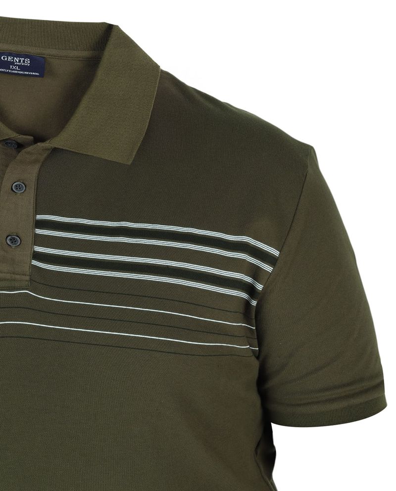 104831095-Camisa-polo-Gents-verde-olivo-rayada-para-hombre