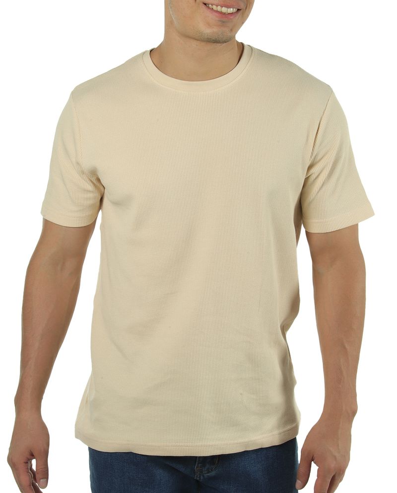 104841375-Camiseta-Denim-and-Flower-beige-texturizada-para-hombre