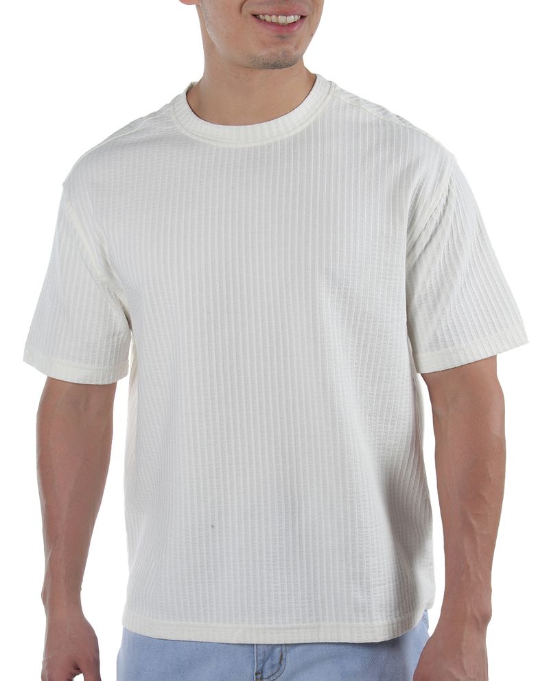 104841395-Camiseta-Denim-and-Flower-relaxed-fit-blanca-con-rayas-texturizadas-para-hombre