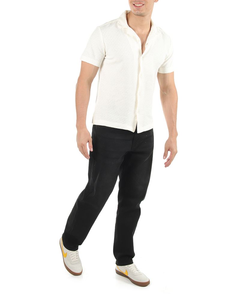 104841415-Camisa-casual-Denim-and-Flower-beige-texturizada-para-hombre