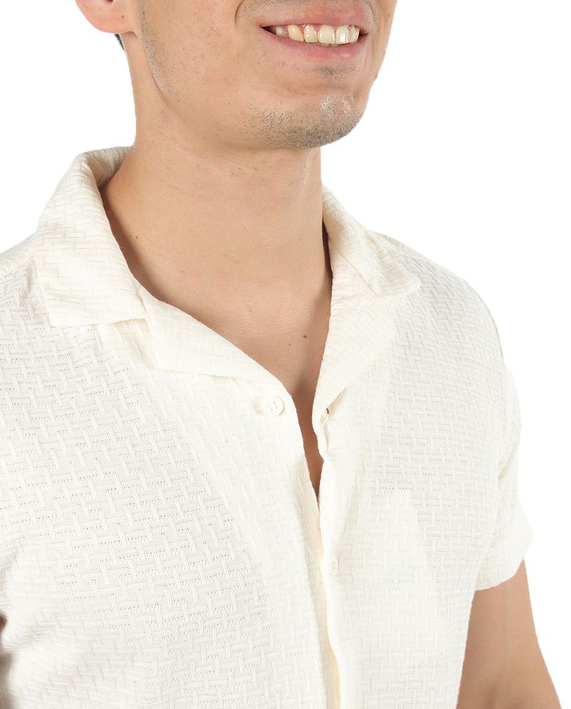 104841415-Camisa-casual-Denim-and-Flower-beige-texturizada-para-hombre