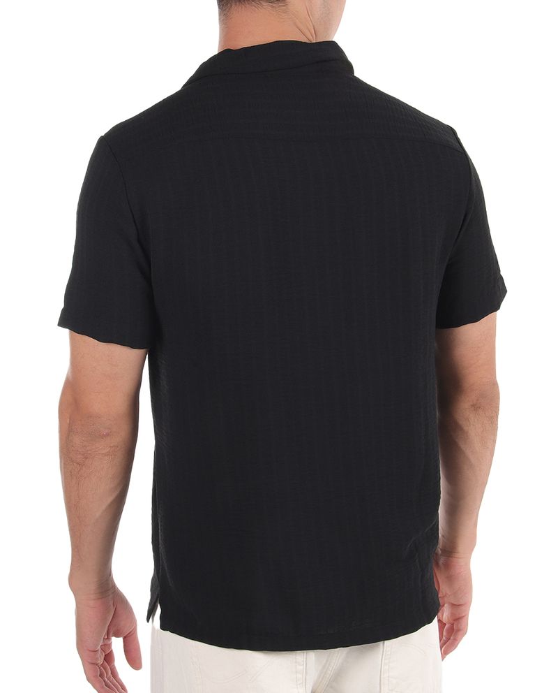 104841423-Camisa-casual-Denim-and-Flower-negra-rayada-para-hombre
