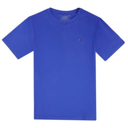 Camiseta azul sólido para niño