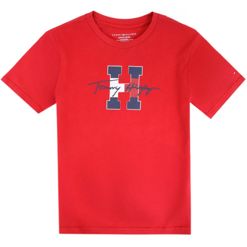 Camiseta roja con estampado para niño Siman Guatemala