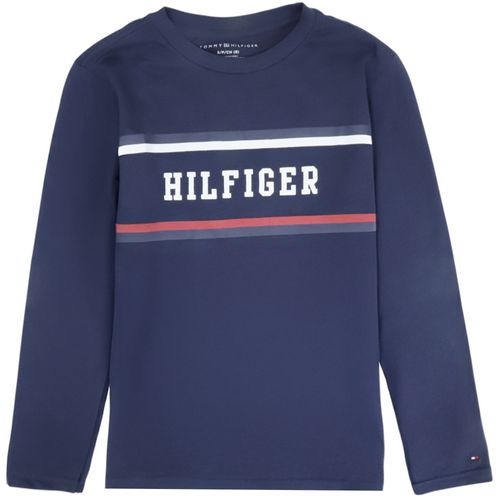 Camiseta azul con estampado para niño