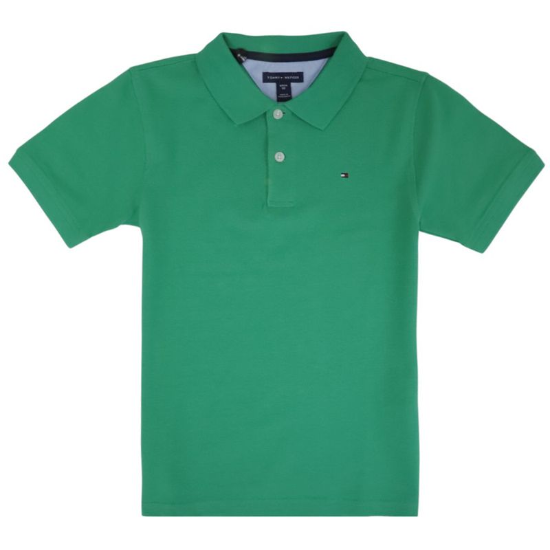 104754780-Camisa-verde-solido-para-niño