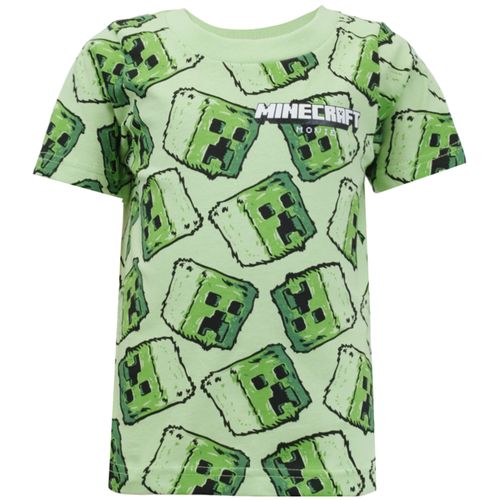 Camiseta verde con estampado para niño