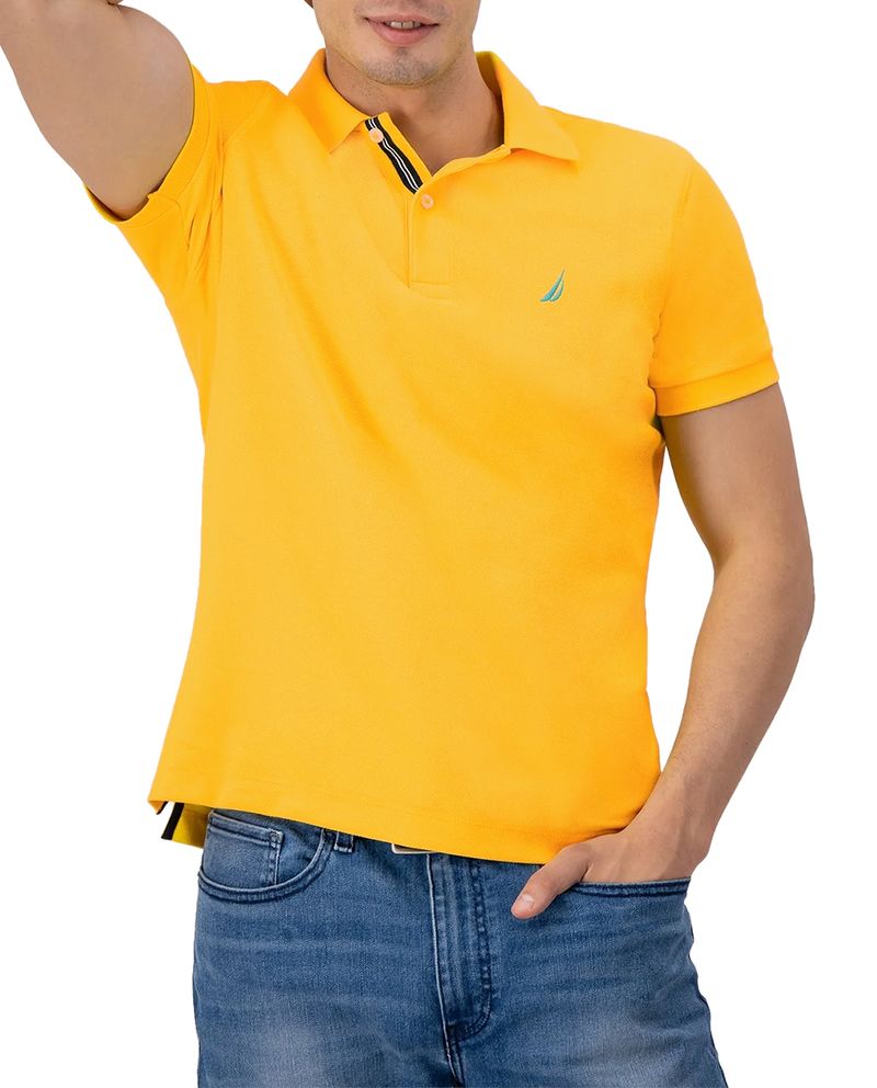 104816852-Camisa-polo-Nautica-classic-fit-amarilla-texturizada-para-hombre