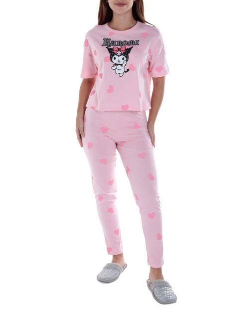 Pijama con pantalón St. Jacks estampada de Kurumi para mujer