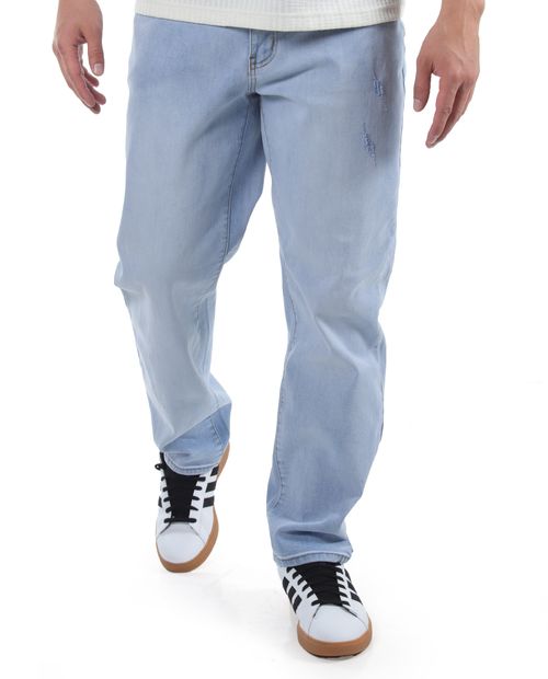 Jeans relaxed fit Orange celeste denim para hombre