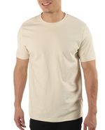 104841355-Camiseta-basica-regular-fit-Denim---Flower-beige-con-textura-para-hombre