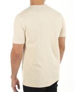 104841355-Camiseta-basica-regular-fit-Denim---Flower-beige-con-textura-para-hombre
