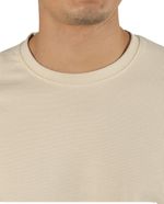 104841355-Camiseta-basica-regular-fit-Denim---Flower-beige-con-textura-para-hombre