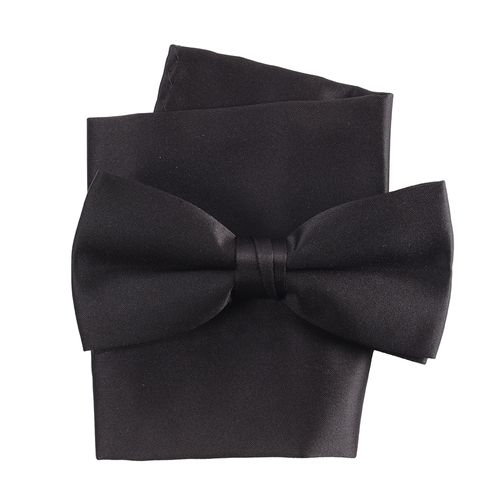 Pack de corbatín + pañuelo Umo Lorenzo sólido para hombre