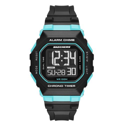 Reloj Skechers digital de poliuretano negro para hombre