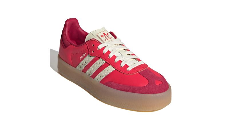 Zapato Adidas Originals Sambae casual color rojo para mujer
