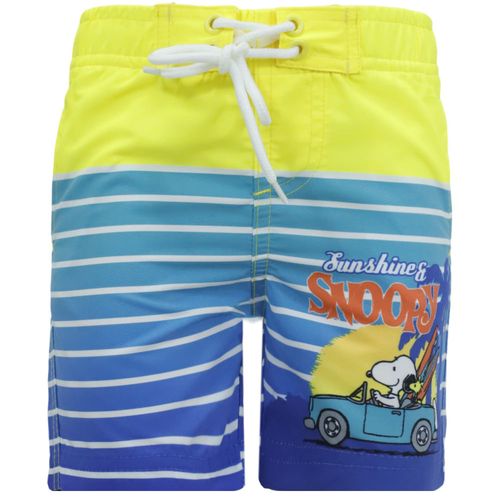 Short de baño multicolor con estampado de Snoopy para bebé niño