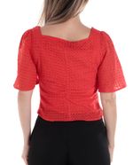 104749252-Blusa-Sabrina-casual-roja-manga-3-4-para-mujer