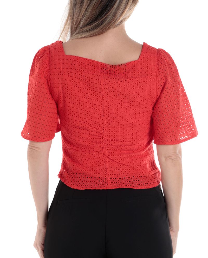 104749252-Blusa-Sabrina-casual-roja-manga-3-4-para-mujer