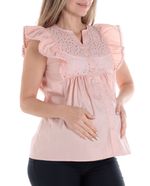 104749274-Blusa-Sabrina-maternal-casual-rosada-manga-corta-para-mujer