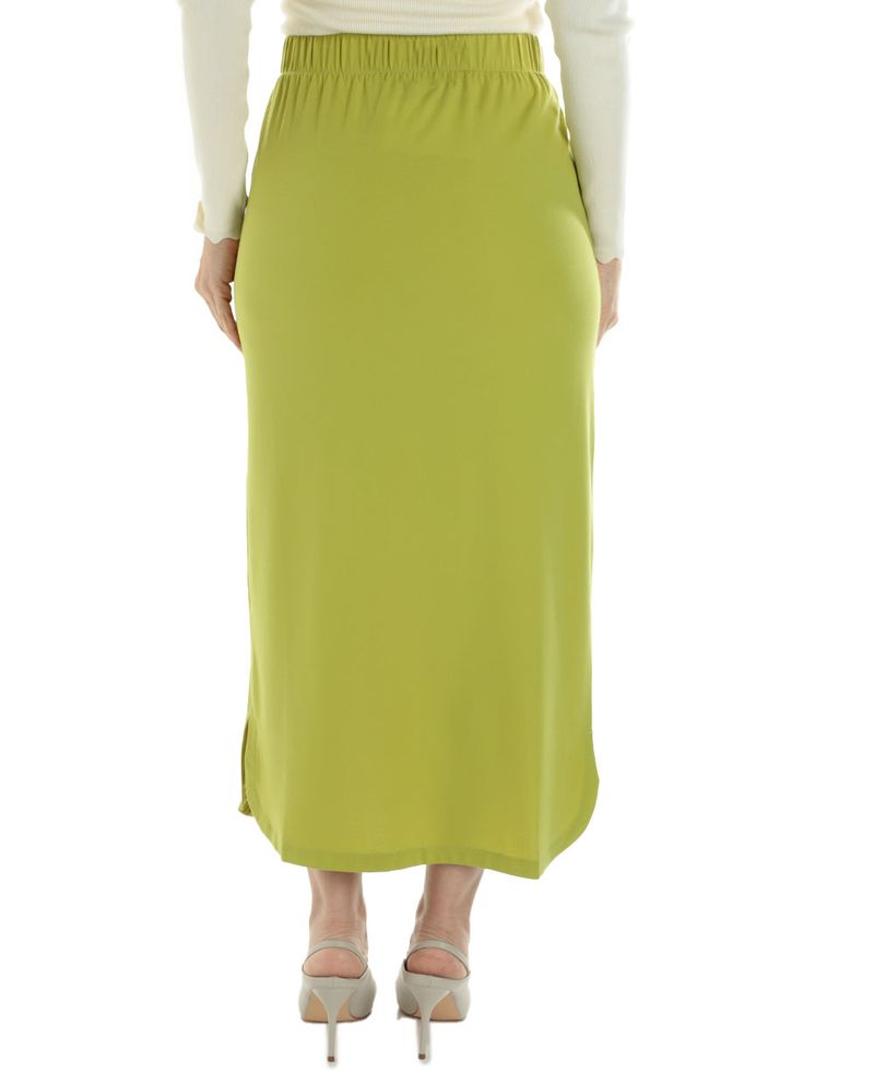 104776562-Falda-Dekien-midi-verde-de-cintura-alta-para-mujer