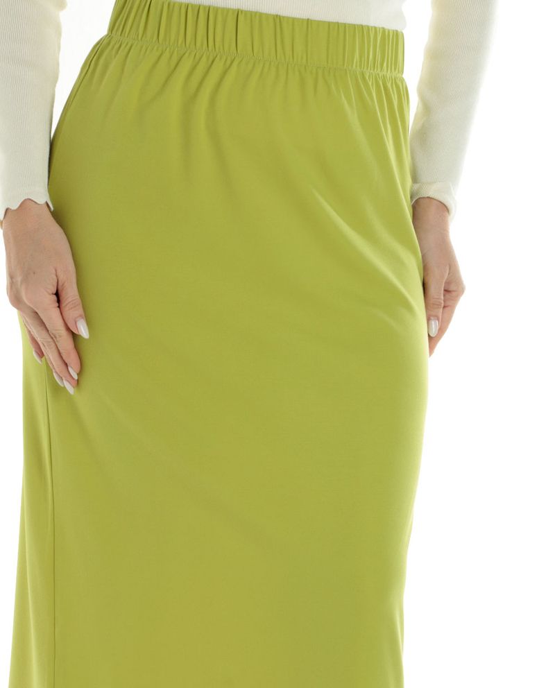 104776562-Falda-Dekien-midi-verde-de-cintura-alta-para-mujer