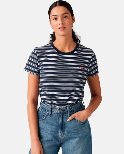 Camiseta Levi's rayada manga corta para mujer