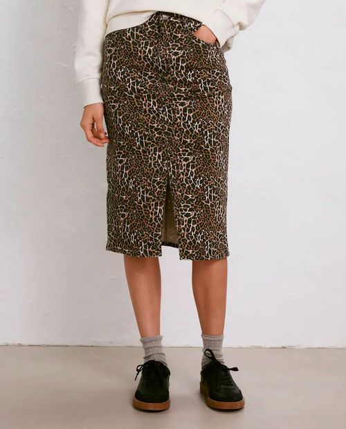 Falda Easy Wear lápiz de cintura alta para mujer