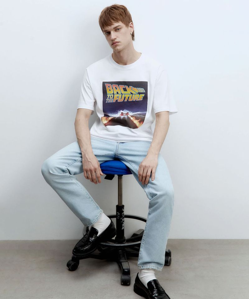 104875692-Camiseta-Sfera-blanca-con-estampado--Back-to-the-Future--para-hombre