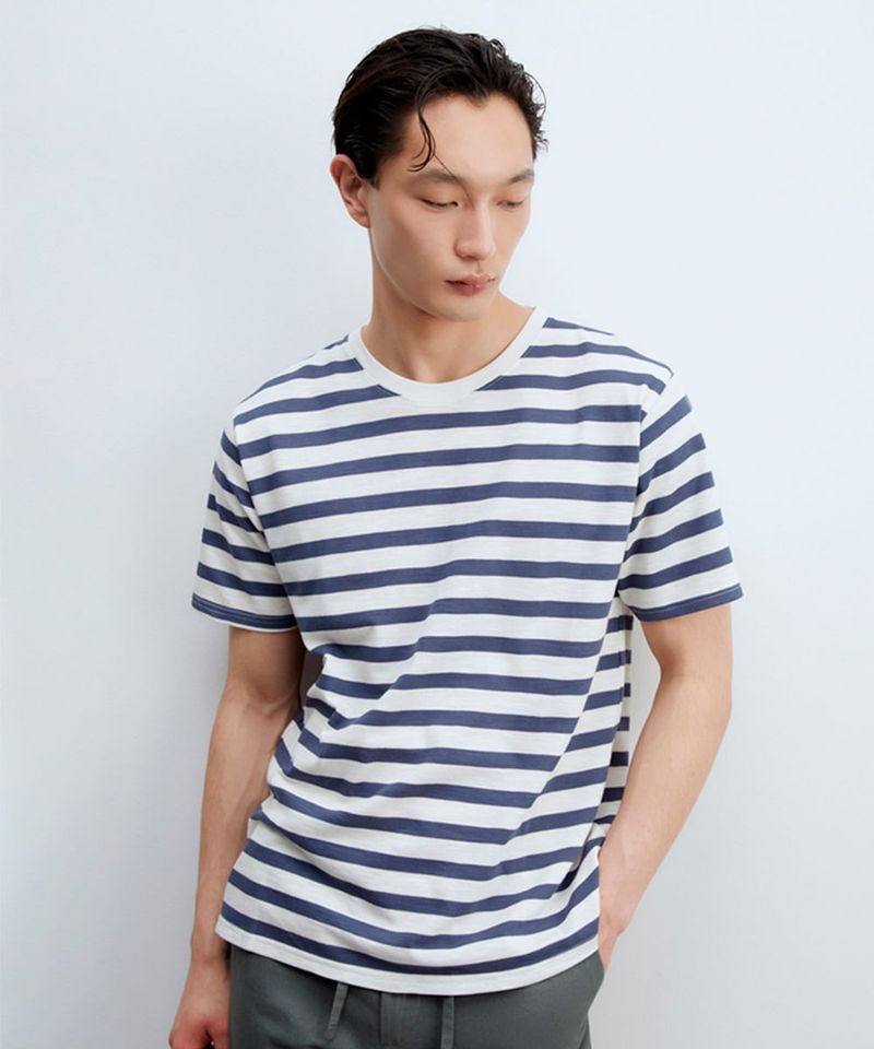 104896789-Camiseta-Sfera-azul-rayada-para-hombre