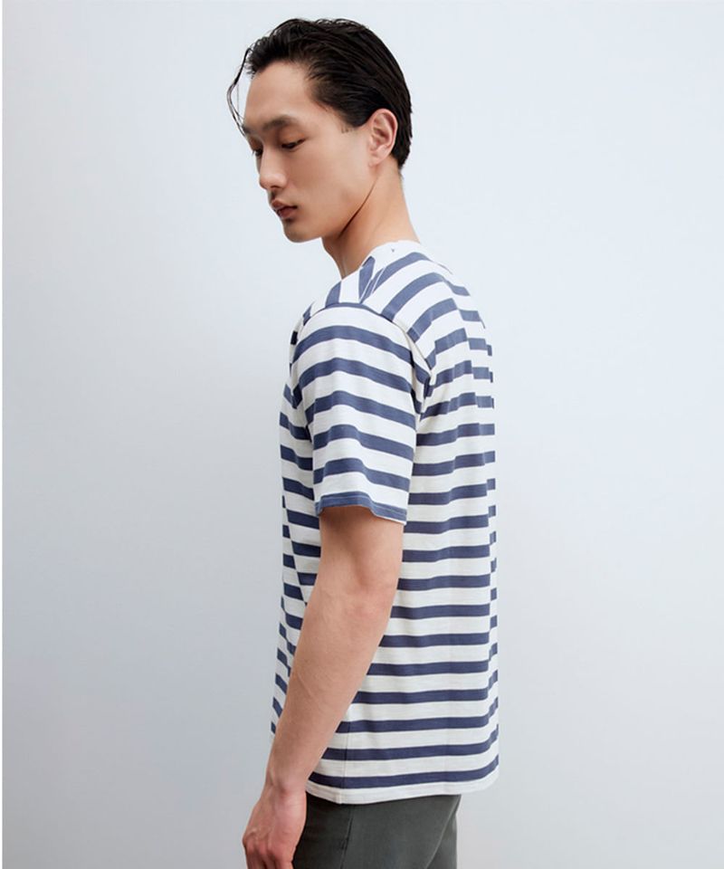 104896789-Camiseta-Sfera-azul-rayada-para-hombre