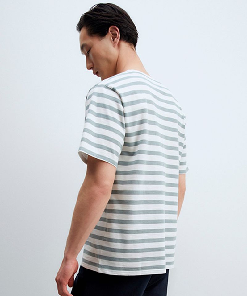 104896797-Camiseta-Sfera-verde-rayada-para-hombre
