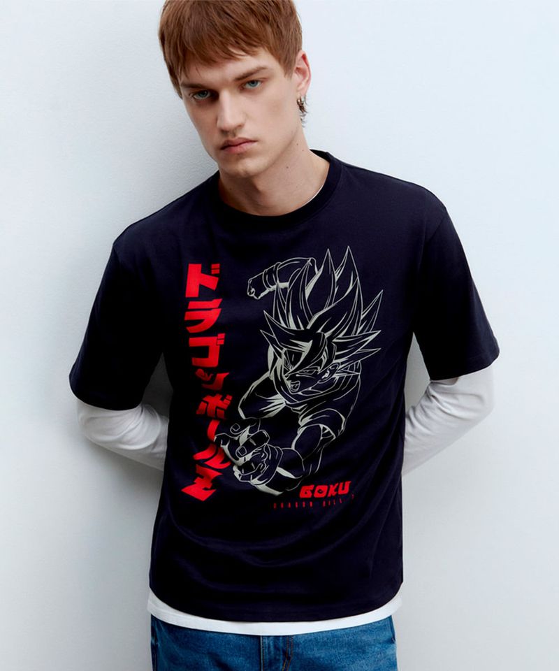 104896853-Camiseta-Sfera-azul-navy-con-estampado-de--Dragon-Ball-Z--para-hombre