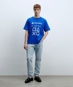 104875688-Camiseta-Sfera-azul-con-estampado-de-PlayStation-para-hombre