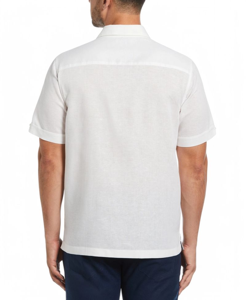104860106-Guayabera-de-lino-Cubavera-blanca-estampado-floral-para-hombre