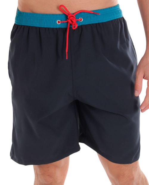 Calzoneta de baño Gents azul navy sólida para hombre