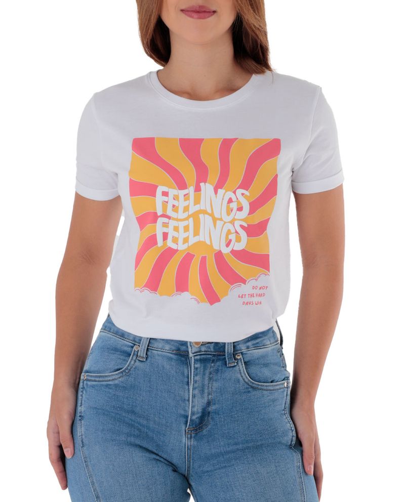 104847158-Camiseta-Orange-estampada-manga-corta-para-mujer