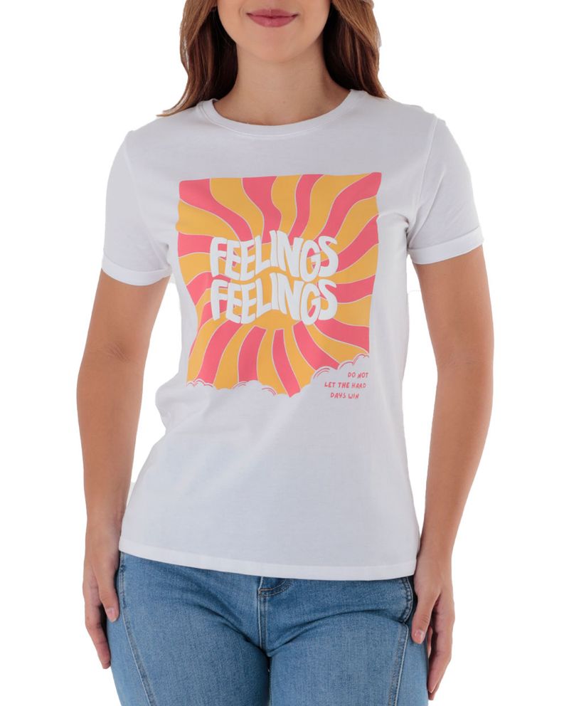 104847158-Camiseta-Orange-estampada-manga-corta-para-mujer