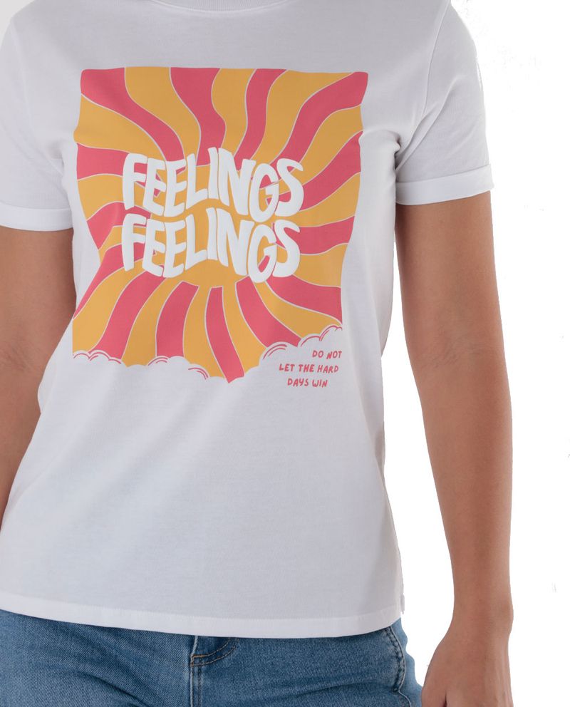 104847158-Camiseta-Orange-estampada-manga-corta-para-mujer