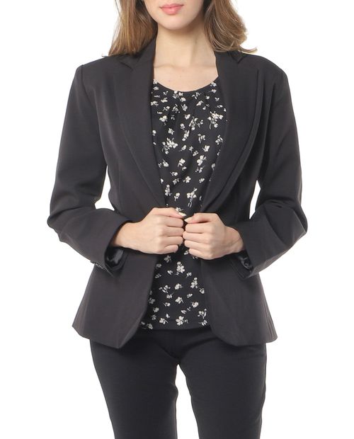 Blazer Sabrina negra para mujer