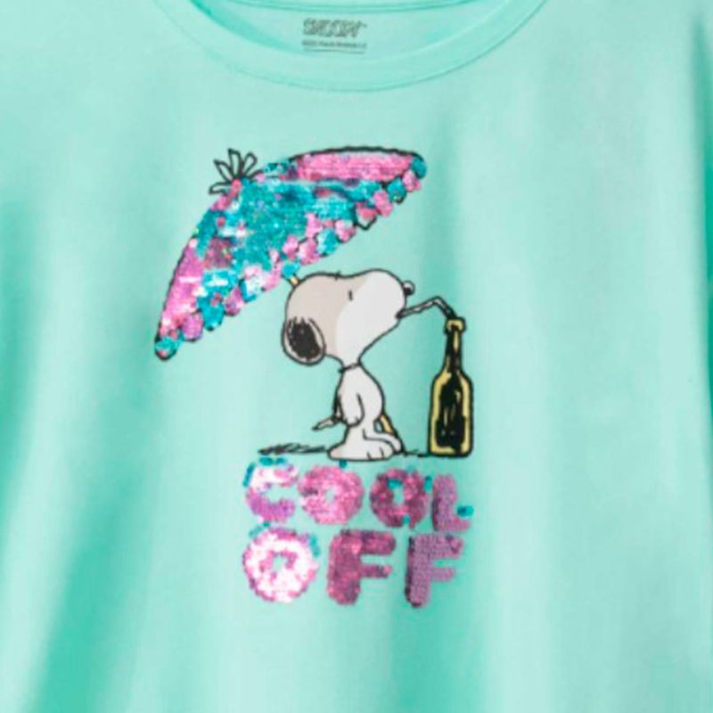 104770503-Blusa-verde-con-estampado-de-Snoopy-para-niña